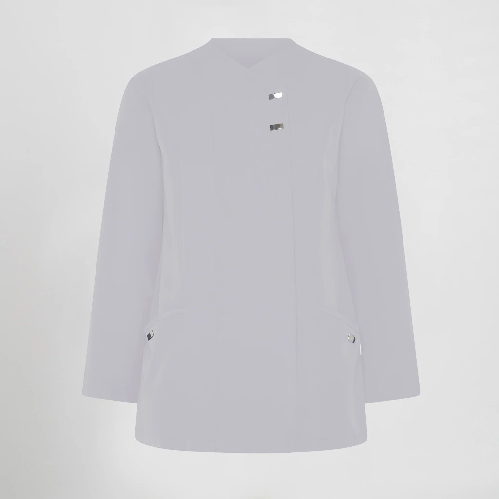 Blusa sanitaria mujer Begoña microfibra antibacteriana | WORKERS UNIFORMES