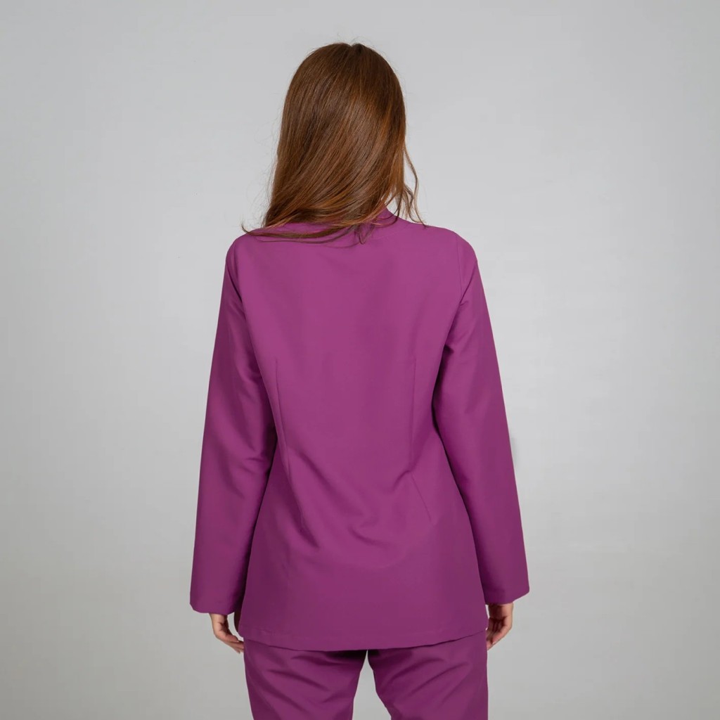 Blusa sanitaria mujer Begoña microfibra antibacteriana | WORKERS UNIFORMES