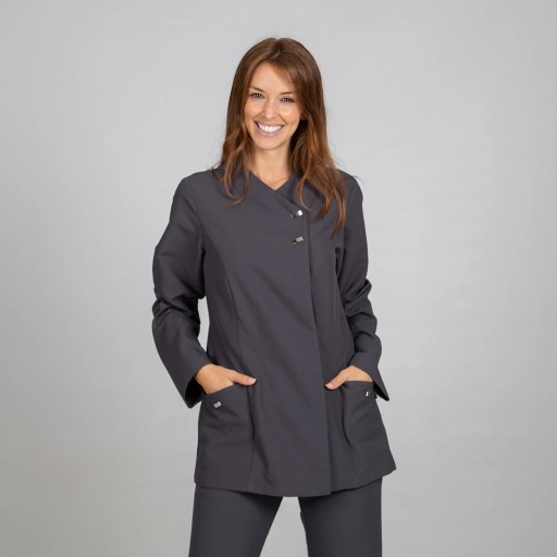 Blusa sanitaria mujer Begoña microfibra antibacteriana | WORKERS UNIFORMES 2