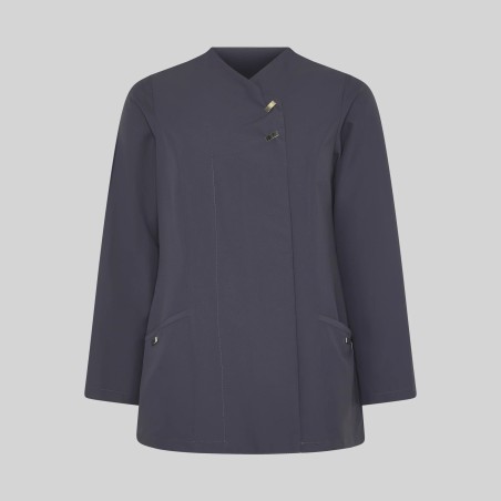 Blusa sanitaria mujer Begoña microfibra antibacteriana | WORKERS UNIFORMES