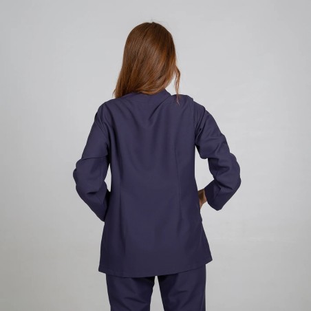 Blusa sanitaria mujer Begoña microfibra antibacteriana | WORKERS UNIFORMES