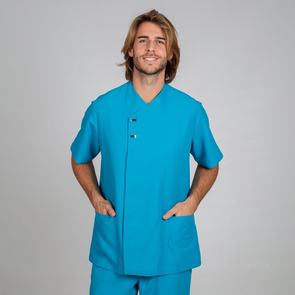 Blusa sanitaria hombre Hugo cómoda y resistente | Workers Uniformes