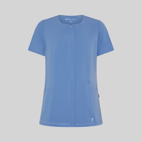 Blusa sanitaria mujer Jana escote caja cómoda | Workers Uniformes