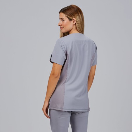 Blusa sanitaria mujer Jana escote caja cómoda | Workers Uniformes