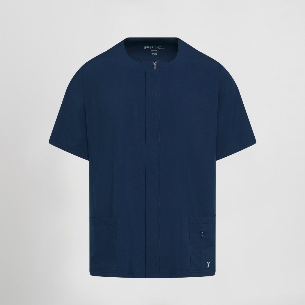 Blusa sanitaria hombre Joan con cremallera cómoda | Workers Uniformes