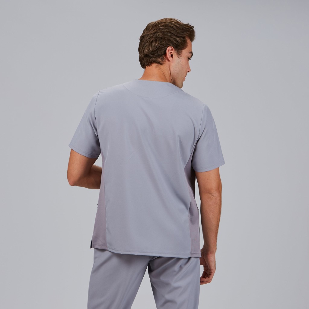 Blusa sanitaria hombre Joan con cremallera cómoda | Workers Uniformes