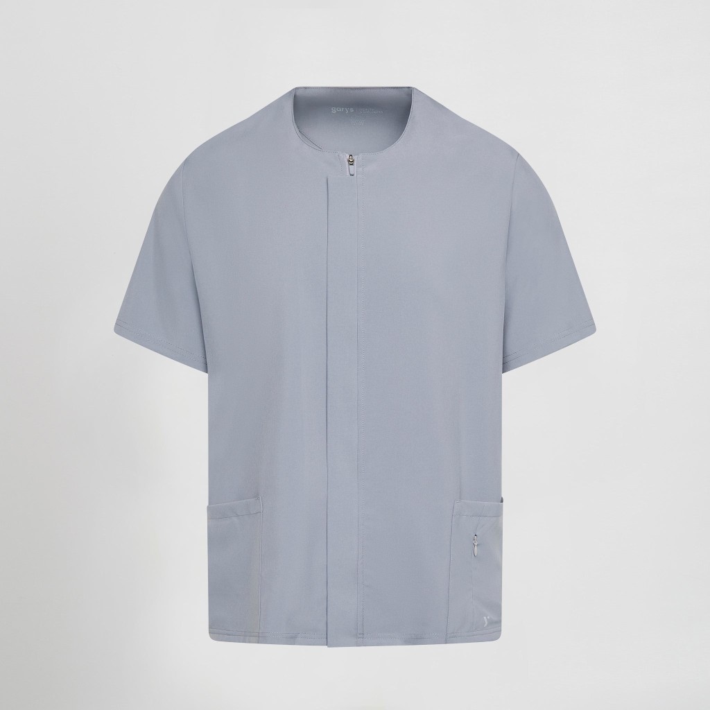 Blusa sanitaria hombre Joan con cremallera cómoda | Workers Uniformes