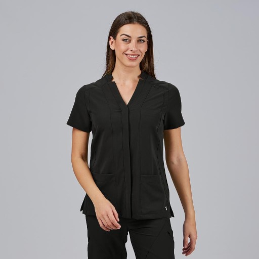 Blusa sanitaria mujer Marla abierta cómoda | Workers Uniformes 2