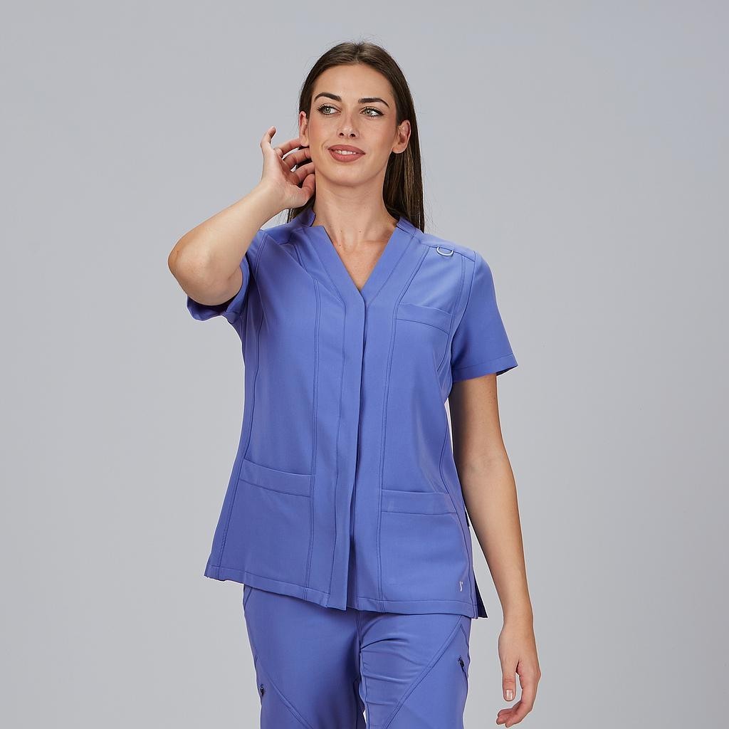 Blusa sanitaria mujer Marla abierta cómoda | Workers Uniformes
