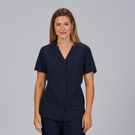 Blusa sanitaria mujer Marla abierta cómoda | Workers Uniformes