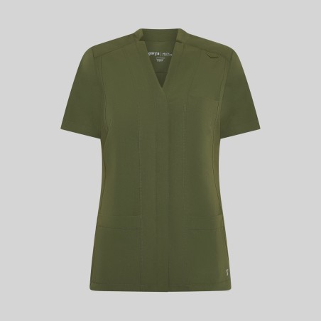 Blusa sanitaria mujer Marla abierta cómoda | Workers Uniformes