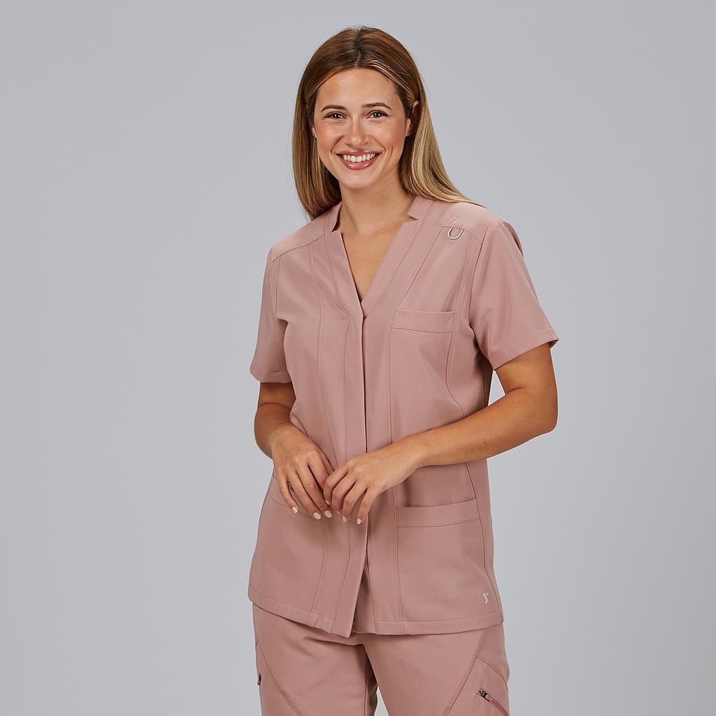 Blusa sanitaria mujer Marla abierta cómoda | Workers Uniformes