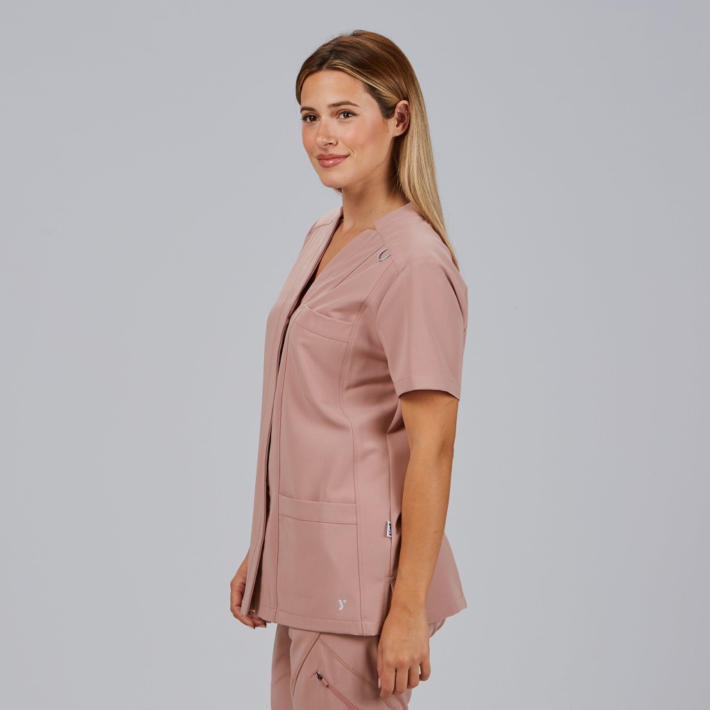 Blusa sanitaria mujer Marla abierta cómoda | Workers Uniformes