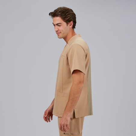 Blusa sanitaria hombre Alfred abierta cómoda | Workers Uniformes