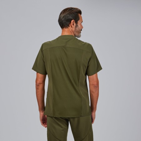 Blusa sanitaria hombre Alfred abierta cómoda | Workers Uniformes