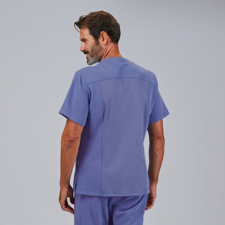 Blusa sanitaria hombre Alfred abierta cómoda | Workers Uniformes