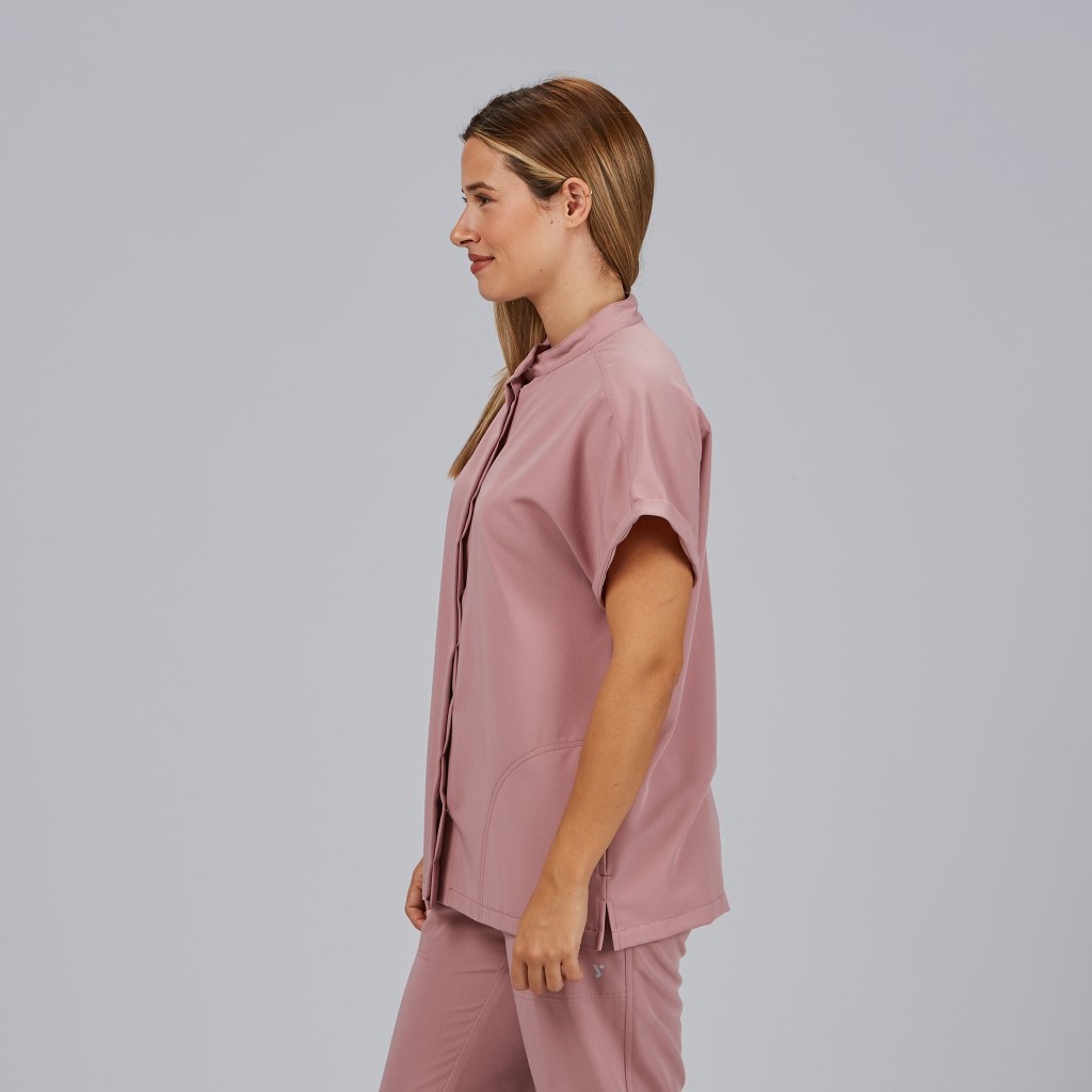 Blusa sanitaria mujer Débora abierta cómoda | Workers Uniformes