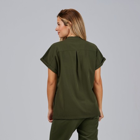 Blusa sanitaria mujer Débora abierta cómoda | Workers Uniformes