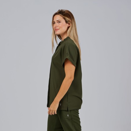 Blusa sanitaria mujer Débora abierta cómoda | Workers Uniformes