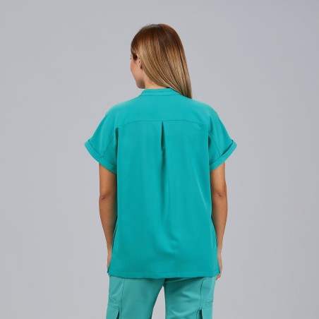 Blusa sanitaria mujer Débora abierta cómoda | Workers Uniformes