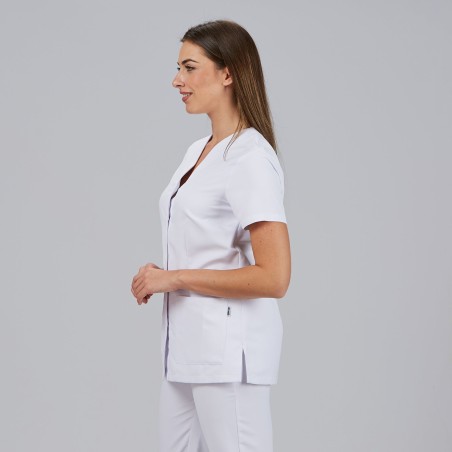 Blusa sanitaria mujer Sonia cómoda y transpirable | Workers Uniformes