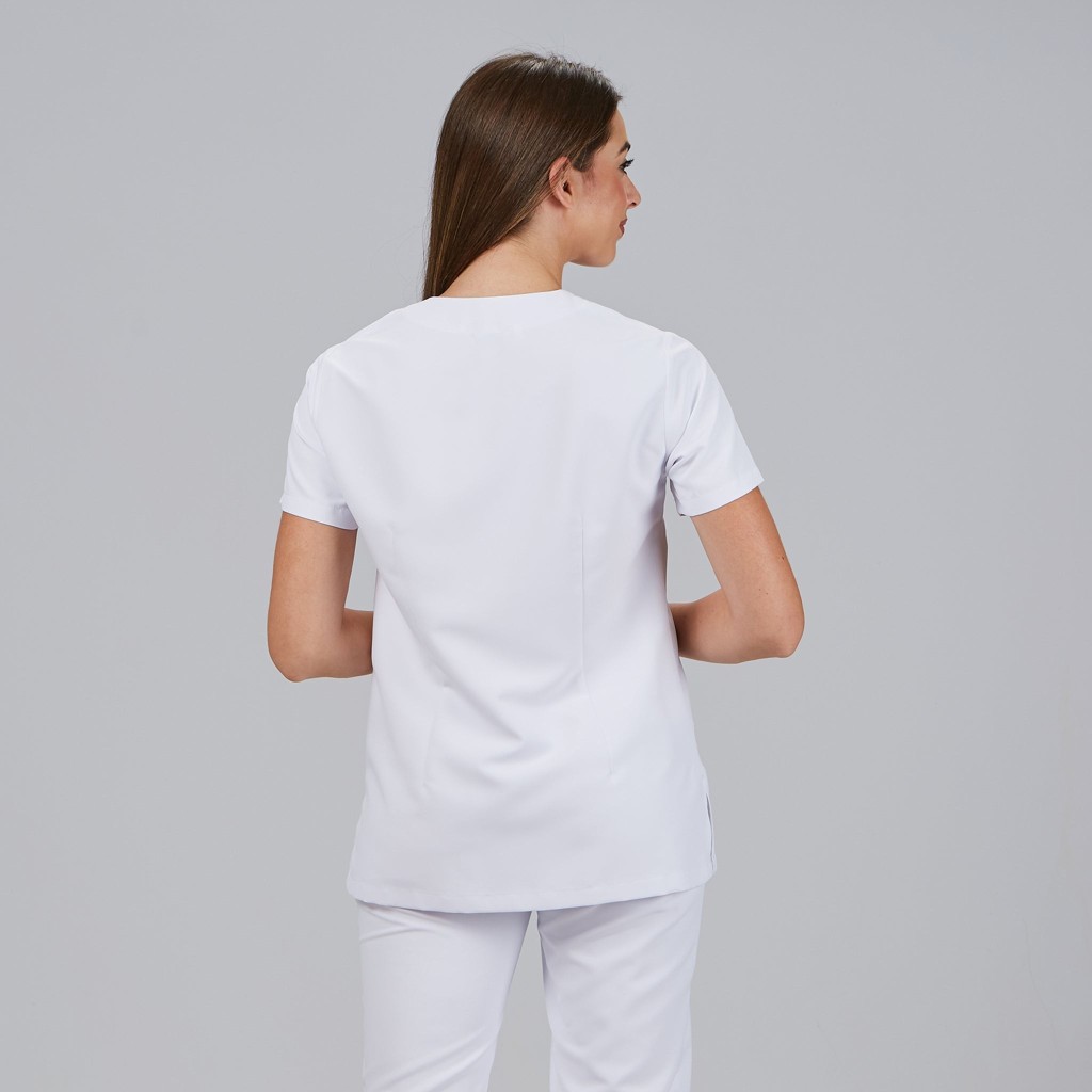 Blusa sanitaria mujer Sonia cómoda y transpirable | Workers Uniformes