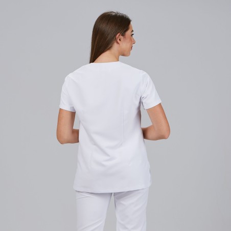Blusa sanitaria mujer Sonia cómoda y transpirable | Workers Uniformes