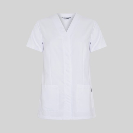 Blusa sanitaria mujer Sonia cómoda y transpirable | Workers Uniformes