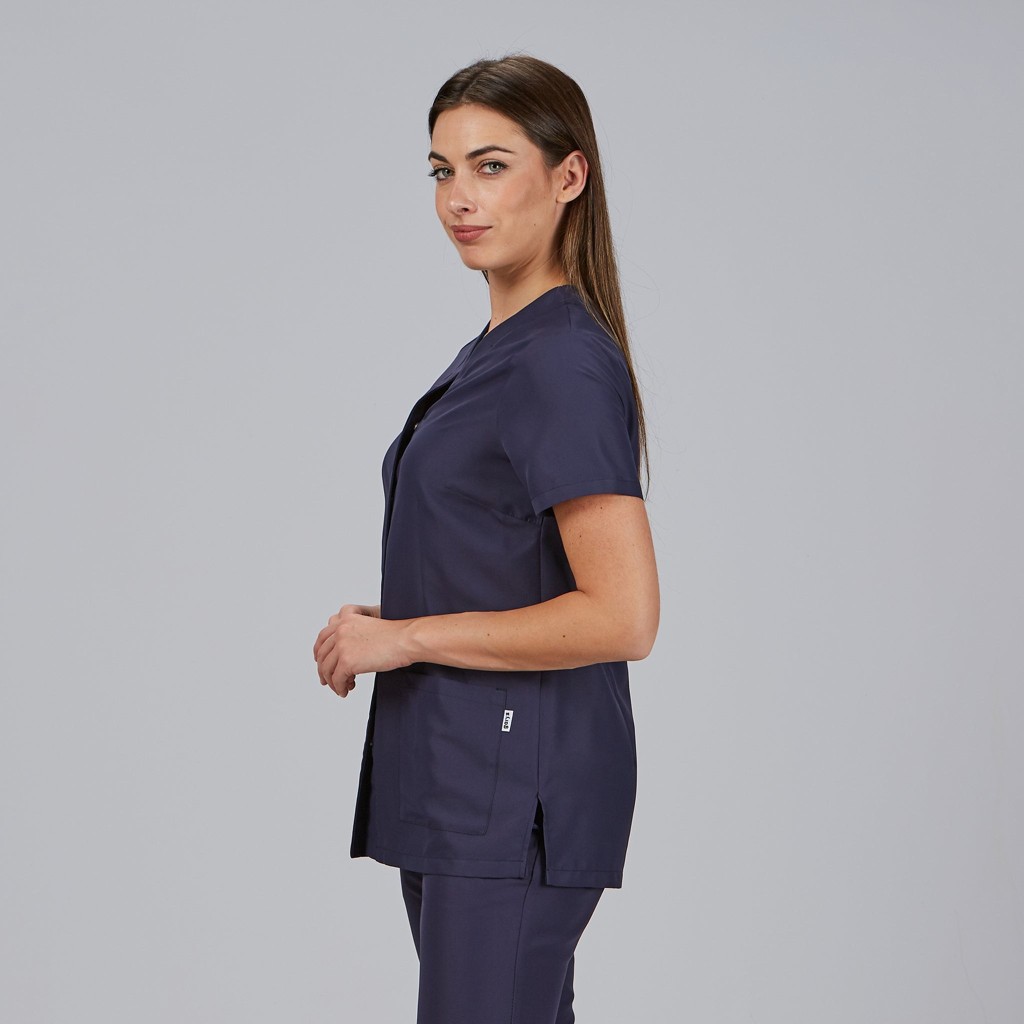 Blusa sanitaria mujer Sonia cómoda y transpirable | Workers Uniformes