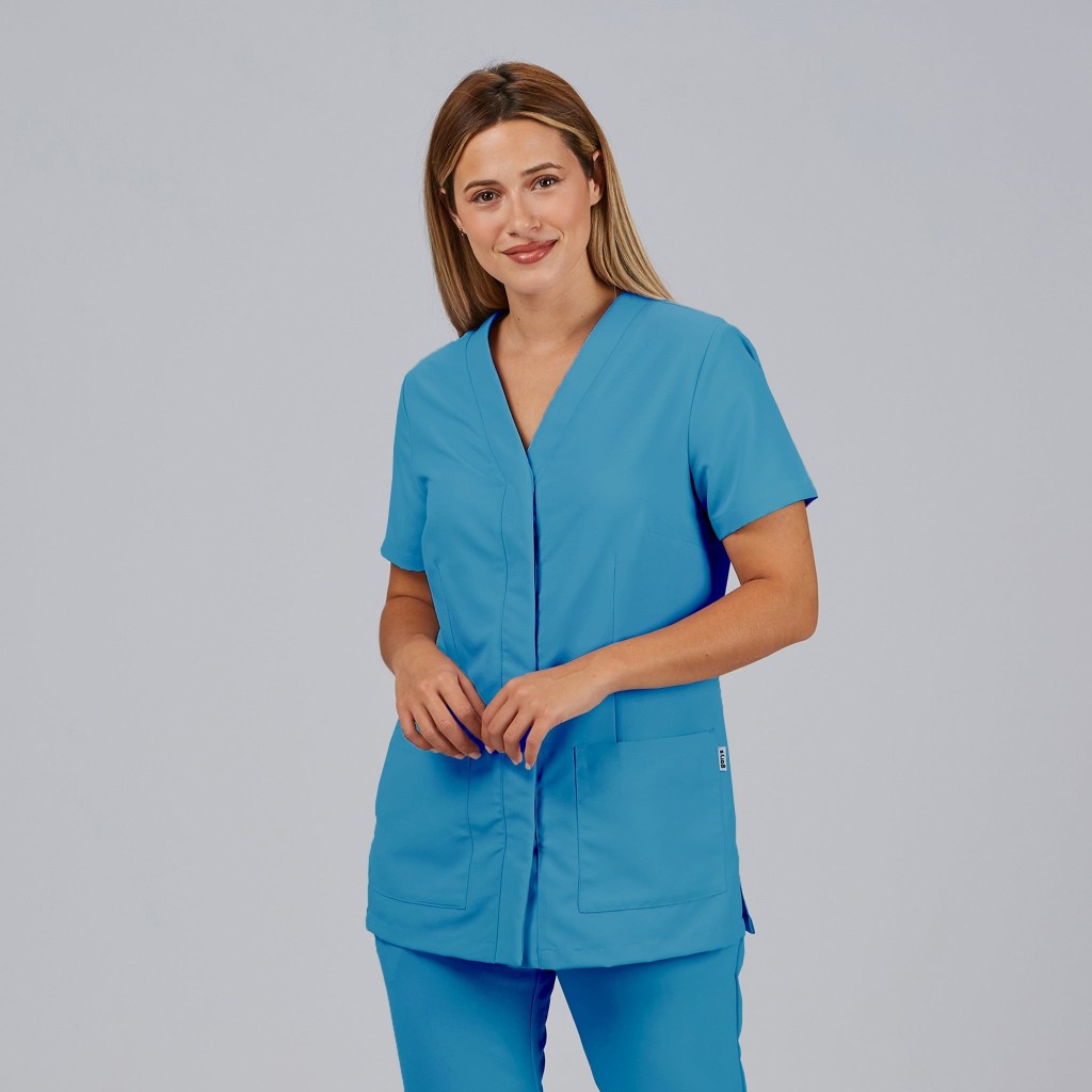 Blusa sanitaria mujer Sonia cómoda y transpirable | Workers Uniformes