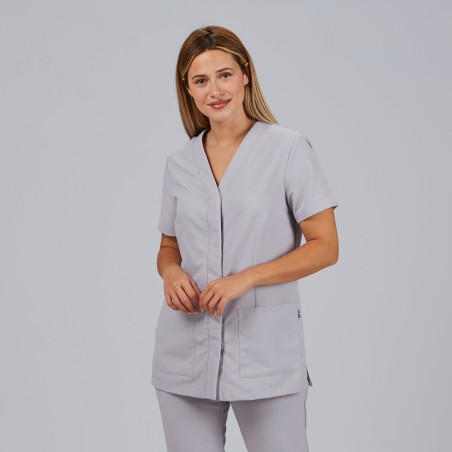 Blusa sanitaria mujer Sonia cómoda y transpirable | Workers Uniformes