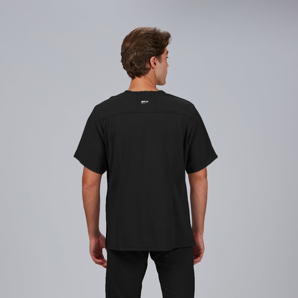 Blusa sanitaria hombre Alonso cuello pico cómoda | Workers Uniformes