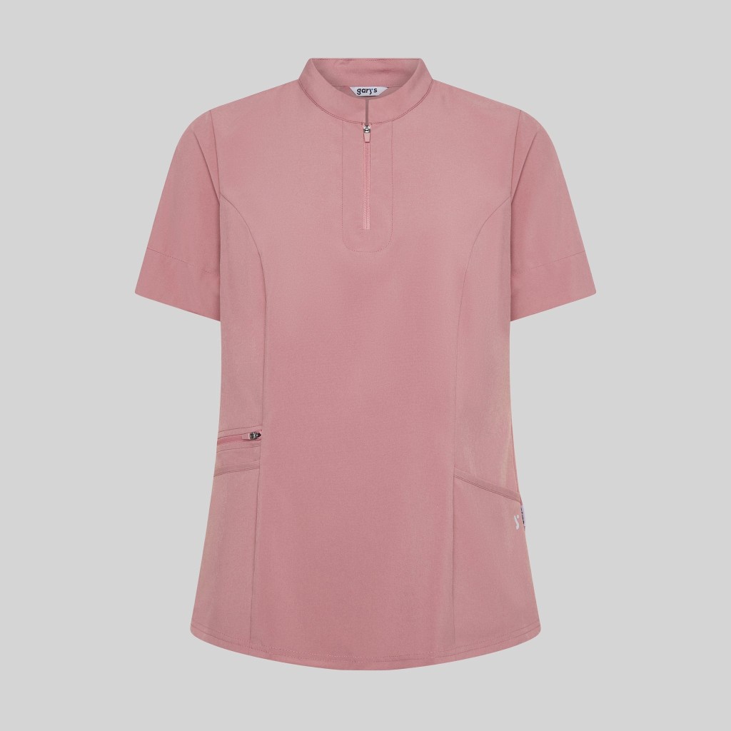 Blusa sanitaria mujer Mara con cremallera cómoda | Workers Uniformes