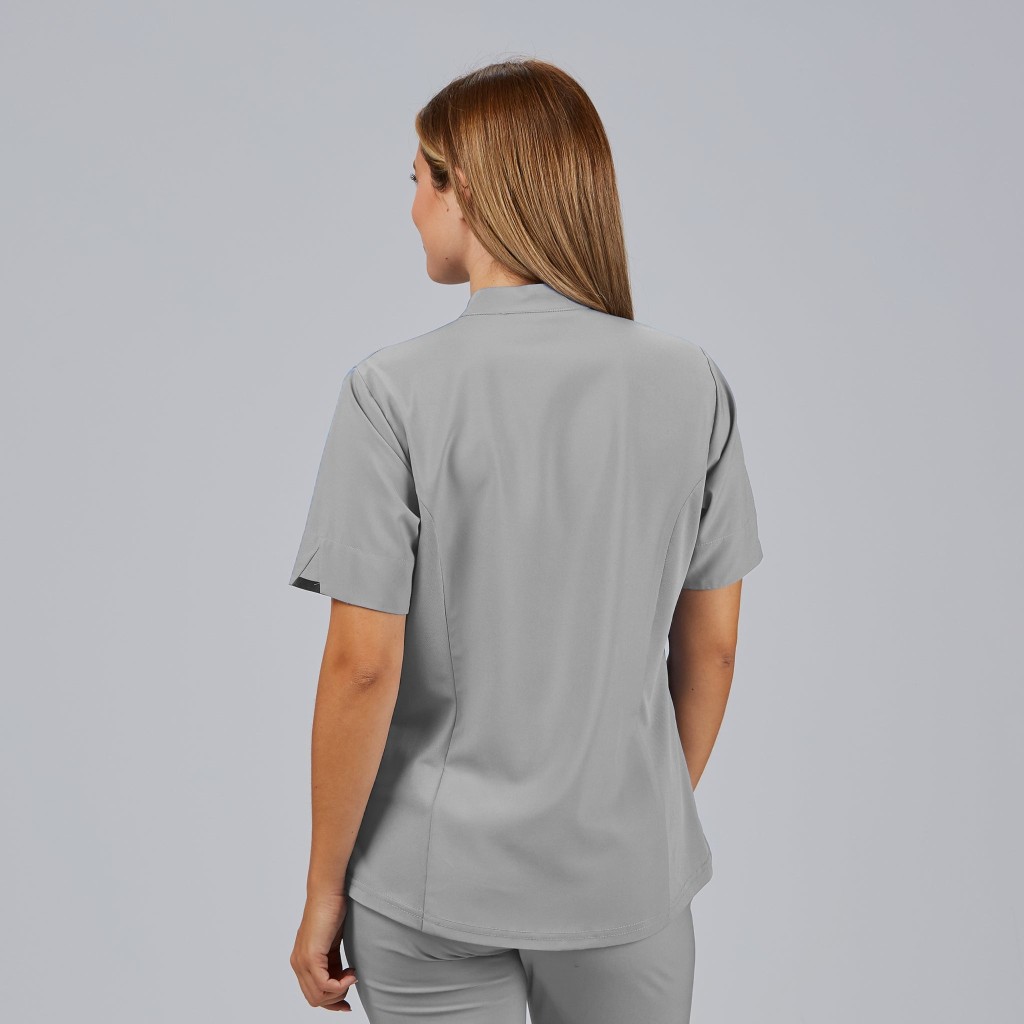 Blusa sanitaria mujer Mara con cremallera cómoda | Workers Uniformes