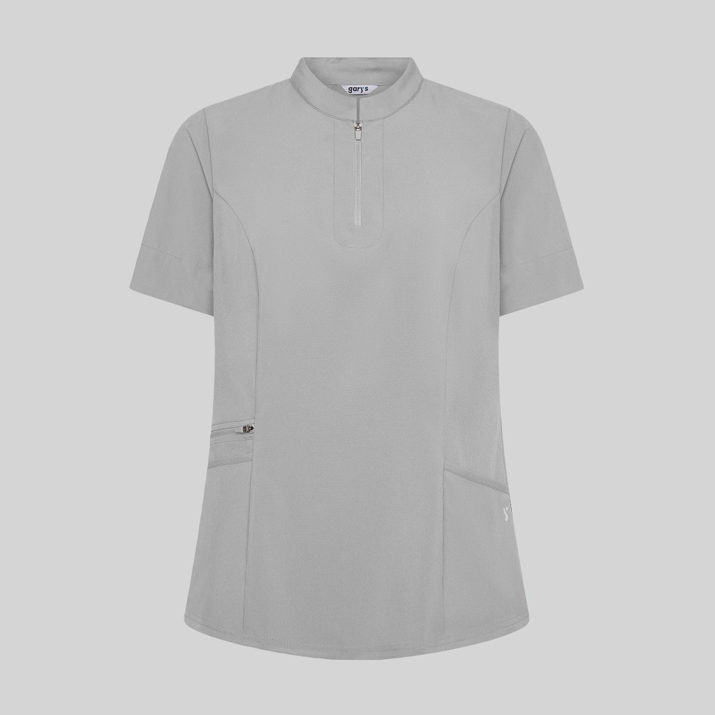 Blusa sanitaria mujer Mara con cremallera cómoda | Workers Uniformes