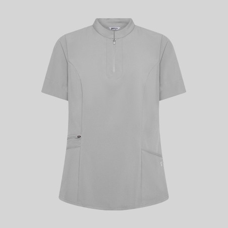 Blusa sanitaria mujer Mara con cremallera cómoda | Workers Uniformes