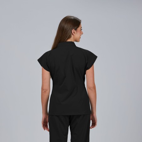 Blusa sanitaria mujer Musa con cremallera cómoda | Workers Uniformes