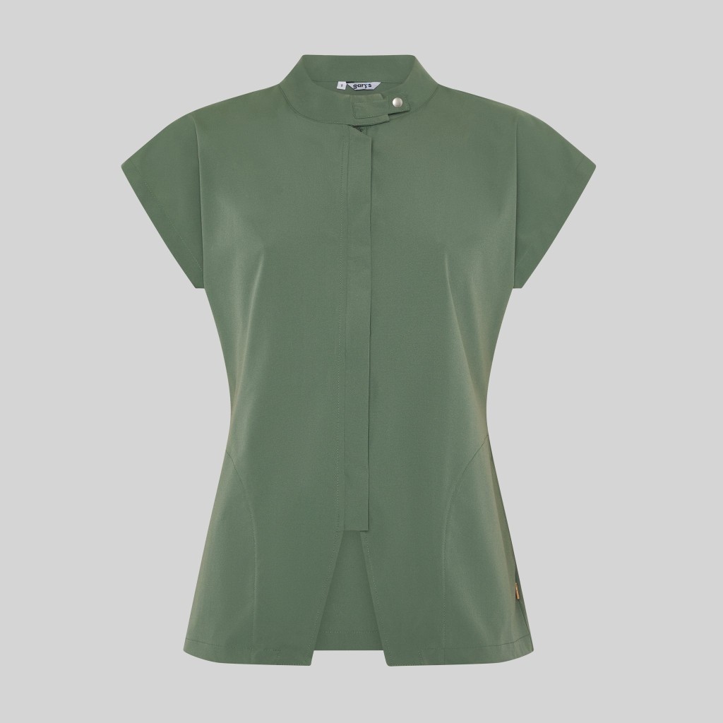 Blusa sanitaria mujer Musa con cremallera cómoda | Workers Uniformes