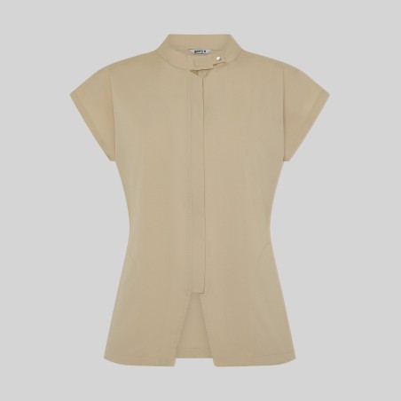 Blusa sanitaria mujer Musa con cremallera cómoda | Workers Uniformes