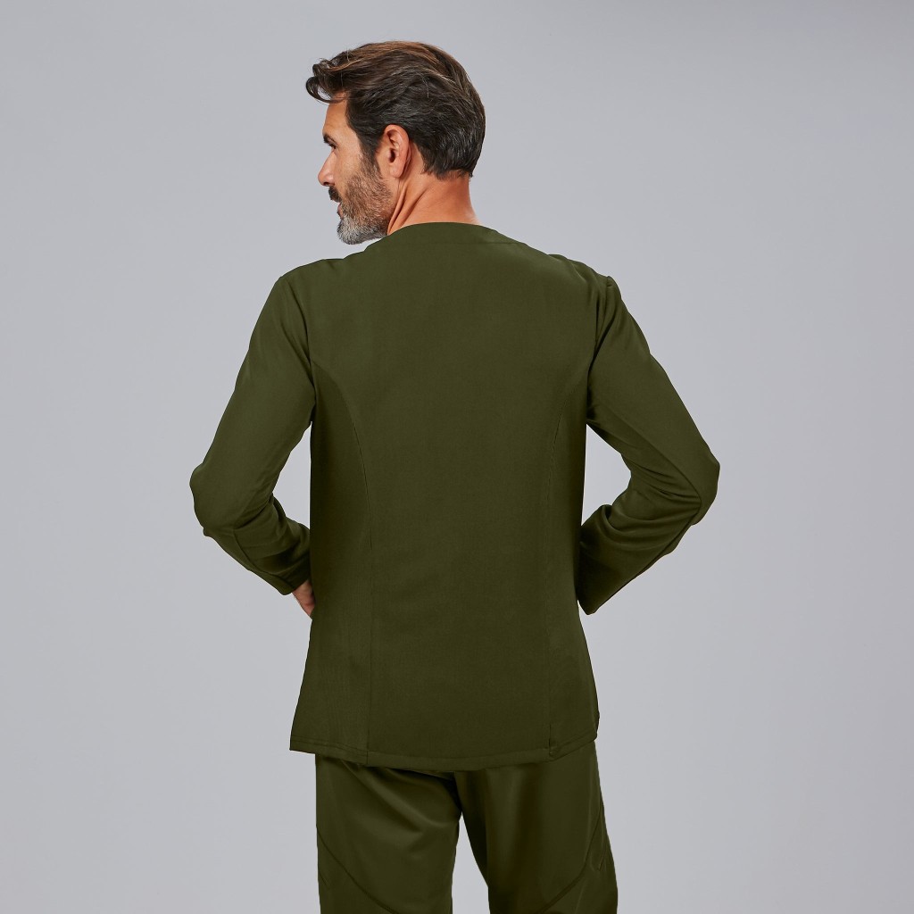 Blusa sanitaria hombre Hernán manga larga | Workers Uniformes