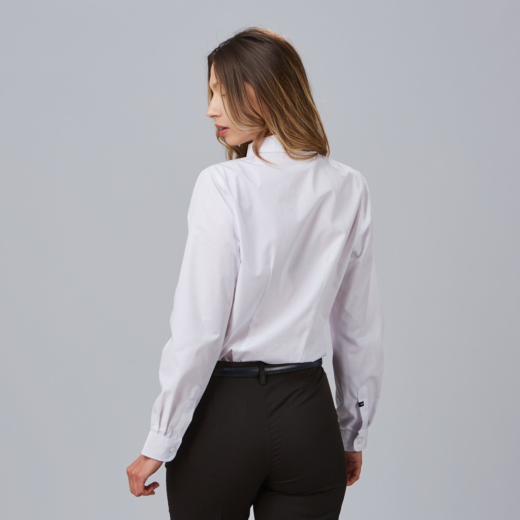 Camisa mujer manga larga con elastano | Workers Uniformes