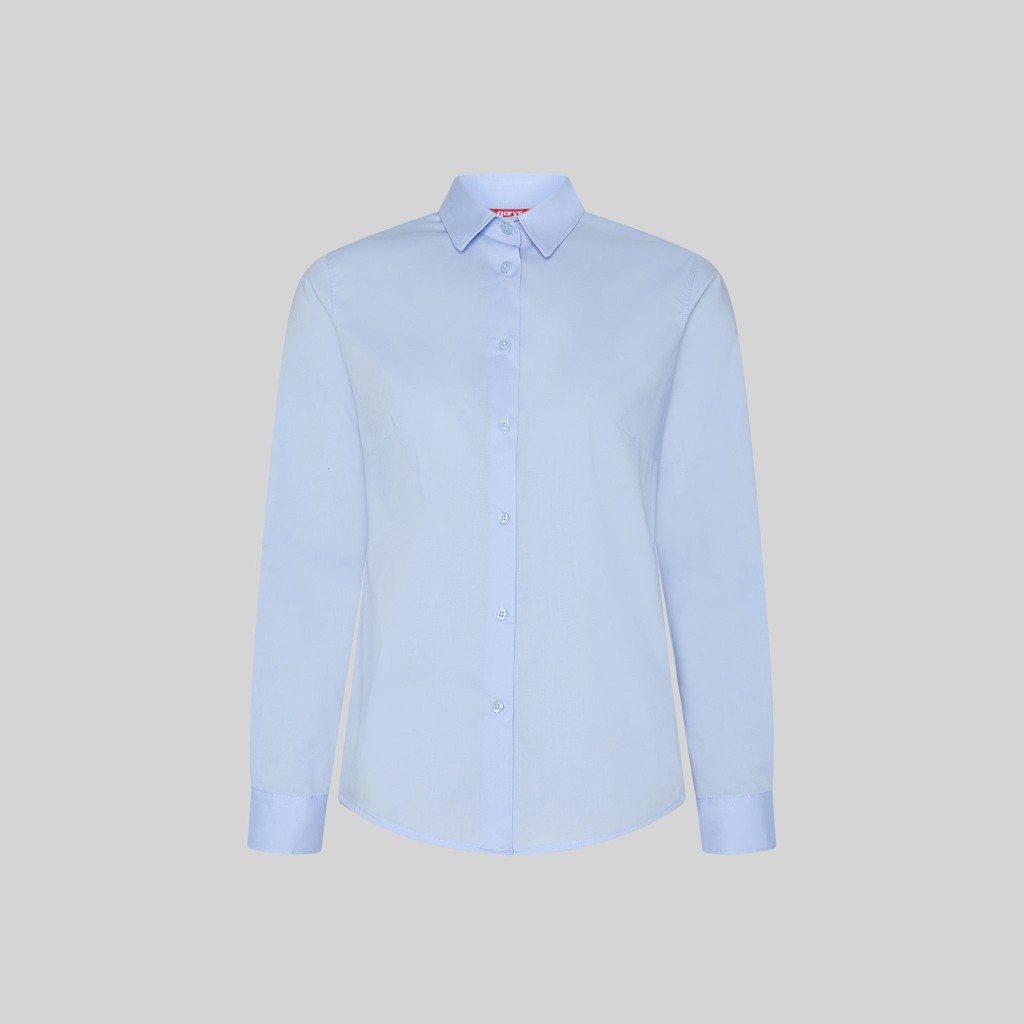 Camisa mujer manga larga con elastano | Workers Uniformes