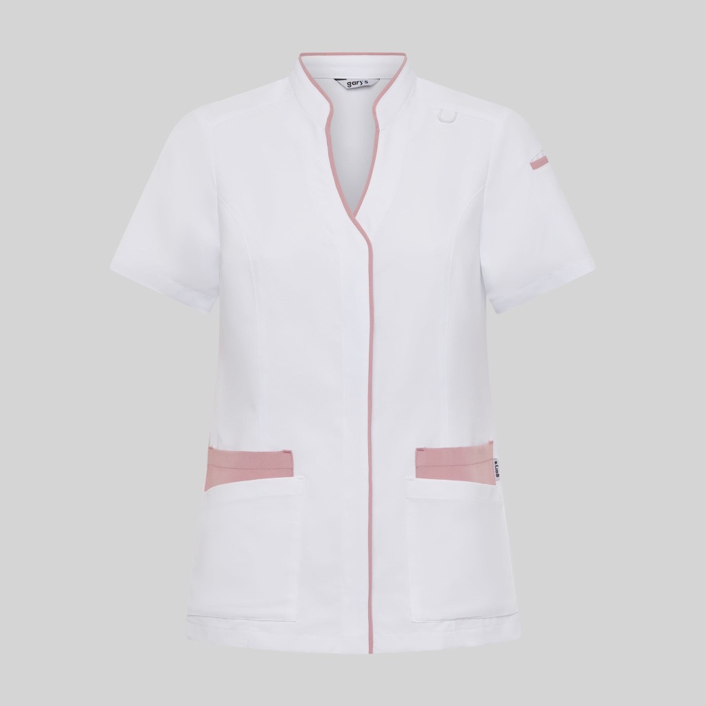 Blusa sanitaria mujer Ylena cuello mao | Workers Uniformes