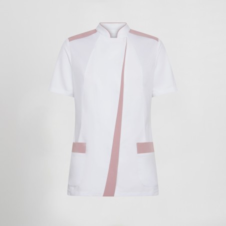 Blusa sanitaria mujer Judit cuello mao | Workers Uniformes