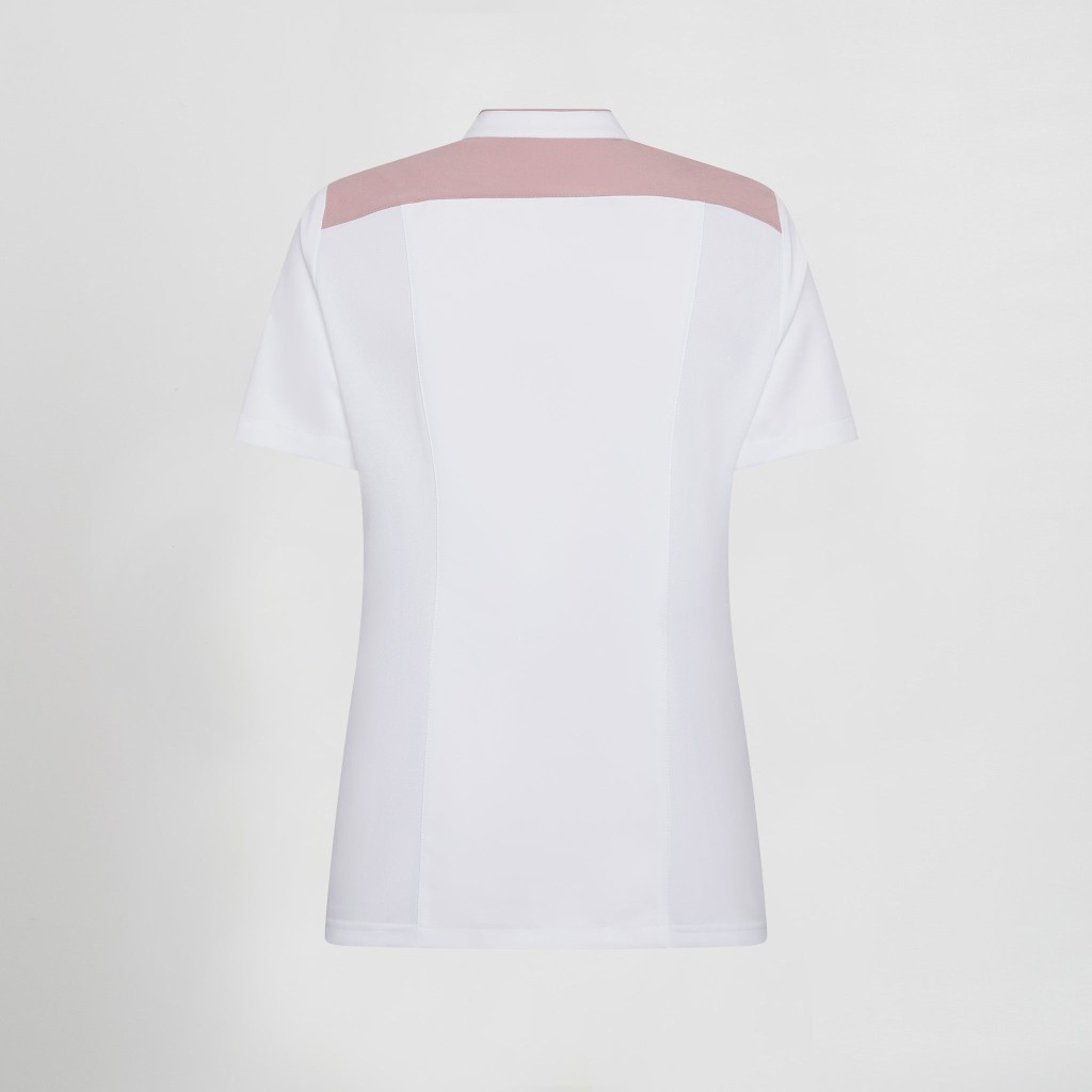 Blusa sanitaria mujer Judit cuello mao | Workers Uniformes