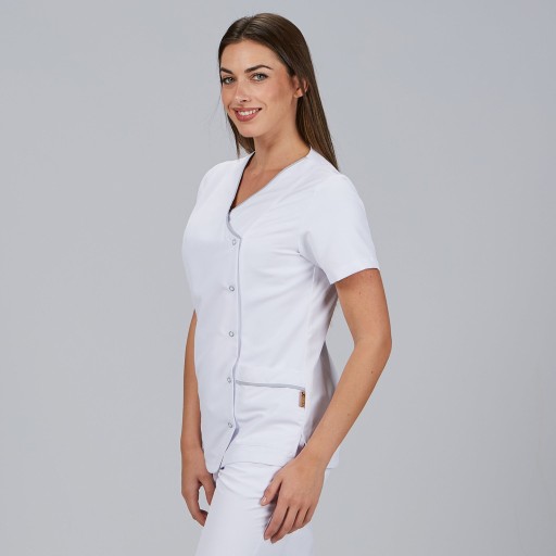Blusa sanitaria mujer Amaya | Workers Uniformes 2