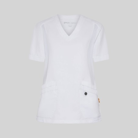 Blusa sanitaria mujer Raquel manga ranglán | Workers Uniformes
