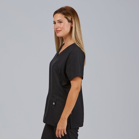 Blusa sanitaria mujer Raquel manga ranglán | Workers Uniformes