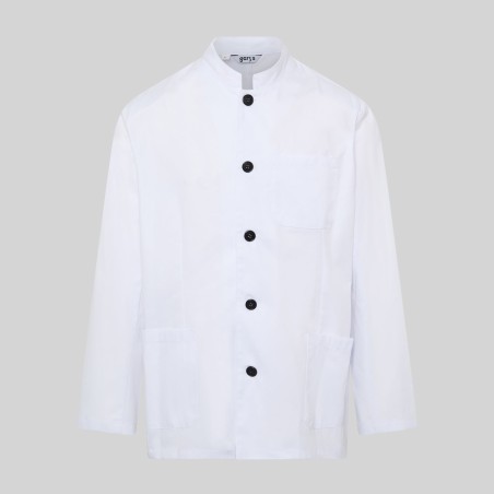 CHAQUETA HOMBRE CUELLO MAO BLANCA
