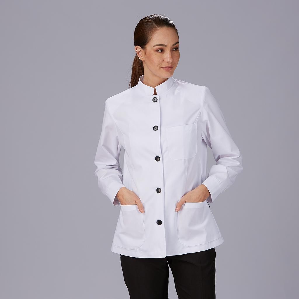 BLUSA MUJER CUELLO MAO M/LARGA
